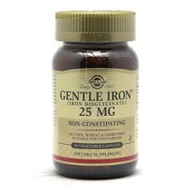 솔가(Solgar) 아이언 철분 25mg 철분제 1병 90개 알약, 90정