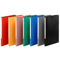 문화산업 문화)수입지 화일 PP스프링화일 상철 A4 사이즈 스프링화일, PP흑색, 1개