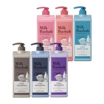 밀크바오밥 세라 바디워시 화이트머스크 1200ml 1+1, 5세트