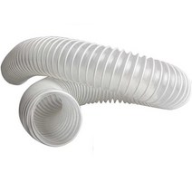PVC 주름관 덕트 산업용 투명 배기관 환기 자바라, 120mm