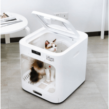 자동 털말리는기계 펫 드라이어 강아지 고양이 건조기, 펫드라이룸 큐브레진 12kg