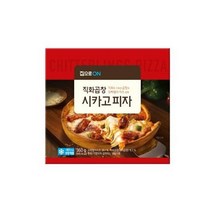 청정원 집으로ON 직화곱창 시카고피자 360g, 2개