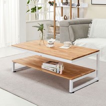 [천삼백케이] [까사라움] 다용도 높은 쇼파 다온 420테이블 [소], 멀바우