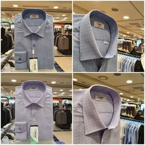 NC 불광점 레노마 셔츠 신상품 초특가 세일# 블루 바이올렛 텐셀 이도 땡땡이 프린트 구김없는 링크프리 일반핏셔츠RLSSGP-802-PU-BU-55