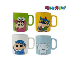 [AKMALL][오키즈]짱구 머그컵 [도자기 4P-YP9196] [P0086], 색상:짱구-P0086