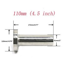 가변배기 튜닝 CNSPEED 85mm 35 인치98mm 4 인치110mm 45 인치 자동차 스테인레스 크롬 배기 머플러 소음기 YC101073, 라벤더
