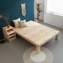 동원퍼니처 본드없는 천연 통 원목 평상형 침대 프레임 돌침대 평상 헤드형 분리형 매트리스, 9.미엔 천연 라텍스 매트리스 15cm, 일반형 라지킹[LK] 15cm 멜란지그레이
