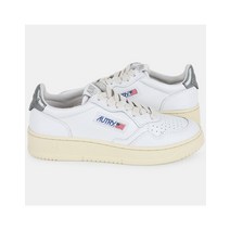 디몬트 22 F/W 오트리 여성 메달리스트 레더 로우탑(화이트/실버탭) AULW LL05