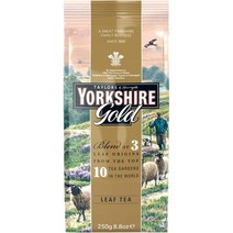 Yorkshire Tea 골드티 루즈리프 요크셔 차 영국홍차직구 250g 3팩, 6개