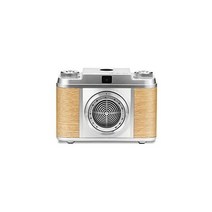 Eikosch Retro 무선 FM 라디오 고유한 Bluetooth 스피커 다기능 음악 플레이어 Bluetooth/USB/AUX에 연결 가능. (베이지), 베이지