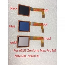 1pcs 홈 버튼 지문 센서 플렉스 케이블 수리 부품 ASUS Zenfone Max Pro M1 ZB602KL ZB601KL, Gold
