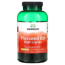 Swanson 아마씨유 하이 리그난 980mg 소프트젤 200정