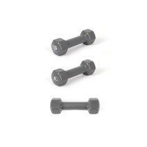 PVC 컬러아령 1.5kg 그레이 근력운동 덤벨 헬스 바벨, PVC 컬러아령 1.5kg 그레이 근력