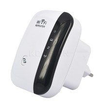유심라우터 lte라우터 와이파이라우터 무선 와이파이 리피터 300Mbps 라우터 신호 증폭기 부스터 익스텐더, 01 white_02 미국 플러그