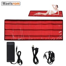 마사지 안마 매트 침대 레드 amp 적외선 치료 패드 전신 945 PCS 660nm 라이트 850nm 근적외선 릴리스 통증