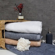 송월 40수 젠틀 바스타월68 (68x130cm/500g) 1장, 흰색