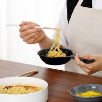 홈앤하우스 어스 손잡이 앞접시, 화이트 단품, 1개