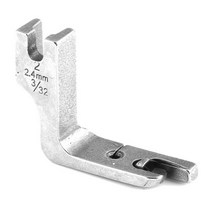 열프레스기 재봉틀 액세서리 3Pcs 발 Presser 첨부 파일 자료 프레스 피트 압연 산업 대 한 설정, 03 2.4MM