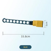 천장빨래건조대 전동빨래건조대 대형빨래건조대건조대 발코니 옷 벽걸이 욕실 실내 공간 절약 8 개 구멍, 한개옵션2, 01 BLUE