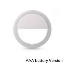 광각렌즈 스마트폰렌즈 스마트폰광각렌즈 스마트폰접사렌즈 핸드폰망원렌즈범용 셀카 램프 휴대 전화 렌즈, 한개옵션1, 01 White (Battery)