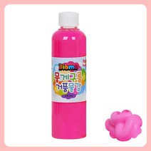 미술놀이 유아물감 거품물감 리필 250ml 낱색 형광분홍, 상품선택