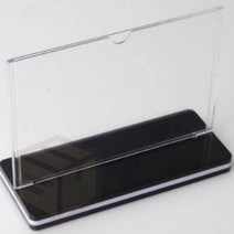 마켓프리 T자형 꽂이 A6 네일메뉴판 빵네임텍 POP이름표 POP가격표 베이커리네임텍 네일가격표 사진꽂이 뷰티샵메뉴판 가격표꽂이, 세로형