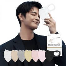 시노텍스 서인국 프리미엄라이트 귀편한 얇은 ePTFE 새부리형 컬러 마스크 50매, 소형(S) 50매, Light스카이블루