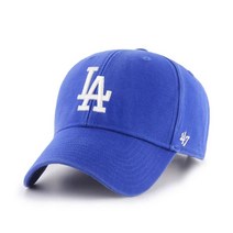 47브랜드 MLB모자 다저스 로얄빈티지 화이트빅로고 스트럭처
