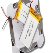 3.7V 3000mAh 103565 리튬 폴리머 충전식 배터리 태블릿 모바일 전원 충전 gps PSP 패드 전자 책 POS 기계, [01] 37 볼트, [01] 2 pcs  103565