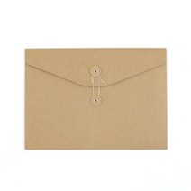 지구나무 종이 단추 봉투 (가로형) - A4, 단품