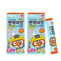 뽀로로 면역대장 비타민D+ 아연 60포입 ( 15포X4BOX ), 4개