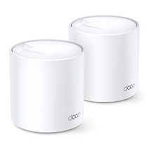 TP-Link Deco X20 메시 WLAN 세트(2팩) AX1800 듀얼 밴드 라우터 및 리피터(최대 370m² 범위 WPA3 대형 주택에 이상적 Amazon Alexa와 호환 4X 기가비트 포트) 흰색 -13595, AX1800 3개 부품