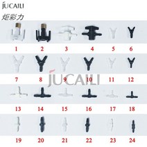 프린터 부품 Jucaili 프린터 에코 솔벤트 UV 잉크 호스 커넥터 엡손호환 xp600 DX5 DX7 프린트 헤드 튜브, 01 1