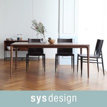 [시스디자인] 키아소 월넛 원목 6인/8인 식탁세트 180cm_라몬 체어 4개, 없음