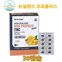 오리진 뉴질랜드 프로폴리스300mg 아연 비타민E 플라보노이드 30캡슐