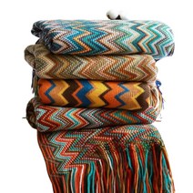 보헤미안 담요 낮잠담요 침대 블랭킷 소파 뜨개질 차박 캠핑 낚시 담요 이불