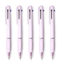 [마치]국산 파스텔니들 3색볼펜 (불투명) 0.7mm, 흰색, 5개입