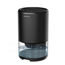 가정용 저소음 공기 건조기 수분 흡수기 침실 주방 사무실용 1000ML 물 탱크가 포함된 전기 쿨 드라이어, M2 Black, 미국 플러그