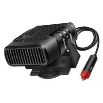 캠핑 무시동 히터 부품 4 in 1 12v24v 120w 자동차 전기 냉각 난방 팬 휴대용 전기 건조기 앞 유리 defogging demister defroster, 12v 120w