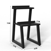 케틀벨 정리대 헬스장 피트니스 다용도 선반 거치대, 단일사이즈, 40x50x70CM