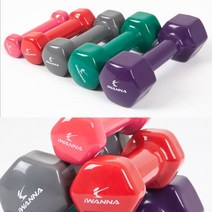 아이워너 PVC 칼라아령 2kg 그린 고무 덤벨 바벨 2-72394EA, 본상품선택