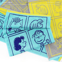 송월타월 165g 코마사 선염 스누피 카툰 캐릭터 타올 귀여운 수건, 회색, 1개