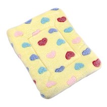 라클라우드침대 Soft Plush Pet Bed for Cats or Small Dog Rectangle Self Warming Fall Winter Indoor Sleeping, [03] L, [08] 04