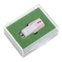 축음기 턴테이블 듀얼 이동 스테레오 비닐 레코드 플레이어 스타일러스 바늘, 빨간색, 1.A WITH CASE