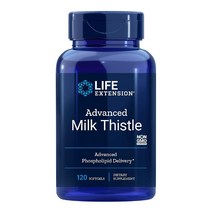 Life Extension 라이프 익스텐션 간 영양제 밀크씨슬 추출물 실리마린 480mg 실리빈 180mg 플라보노이드 실리포스 160mg 인지질 120 소프트젤