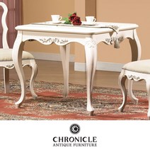 크로니클 화이트엔틱 신혼가구 세라끄 2인식탁 테이블 CSC-6061