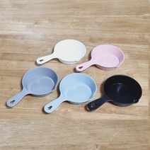 손잡이접시 1p 팬쿠프 캠핑 앞접시 간식플레이트, 핑크