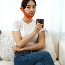 사각턱 브이라인밴드 얼굴리프팅밴드 얼굴땡기미 안면비대칭, 오렌지