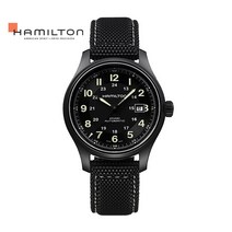 H70575733 해밀턴 HAMILTON 카키필드킹 남성 가죽시계