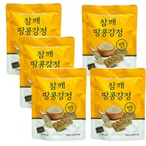 참깨 땅콩강정 110g (유통기한 : 2023년 11월 18일) /추억의과자 옛날과자 전통간식 간단한간식 공부할때간식 어르신간식 한식 다이어트, 5개